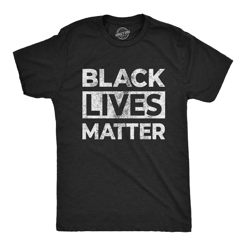 Custom T-Shirts with Cool Designs-Black Lives Matter Men's T Shirt