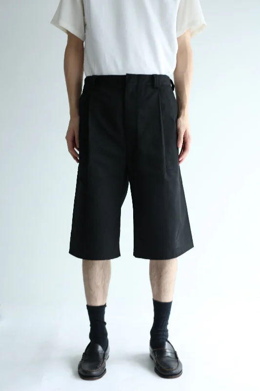 Custom Casual Pants-Tuck Wide Shorts