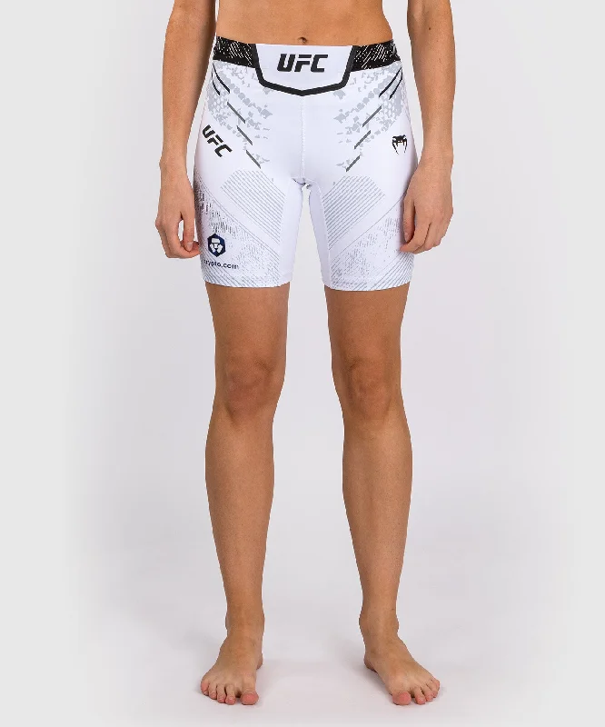 Custom Shorts for Boxing-UFC Adrenaline by Venum Authentic Fight Night Women’s Vale Tudo Short - Long Fit - White