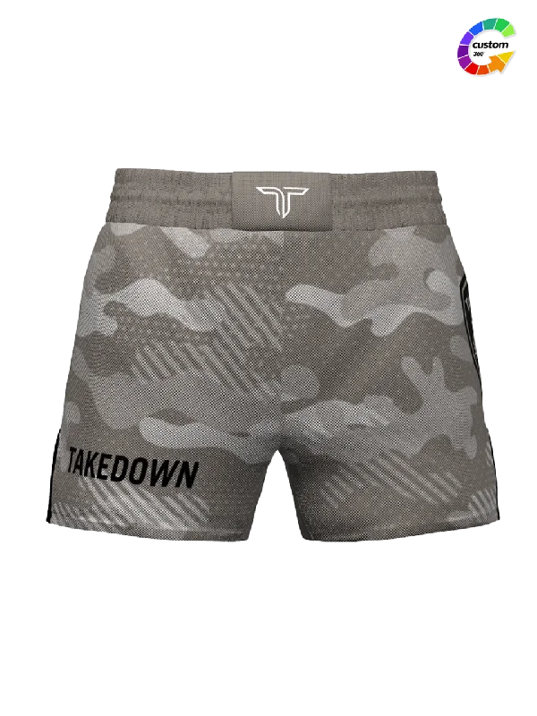 Custom Shorts for Hiking Adventures-TD-FS-003 360° Custom Fight Shorts (5"&7“ Inseam)