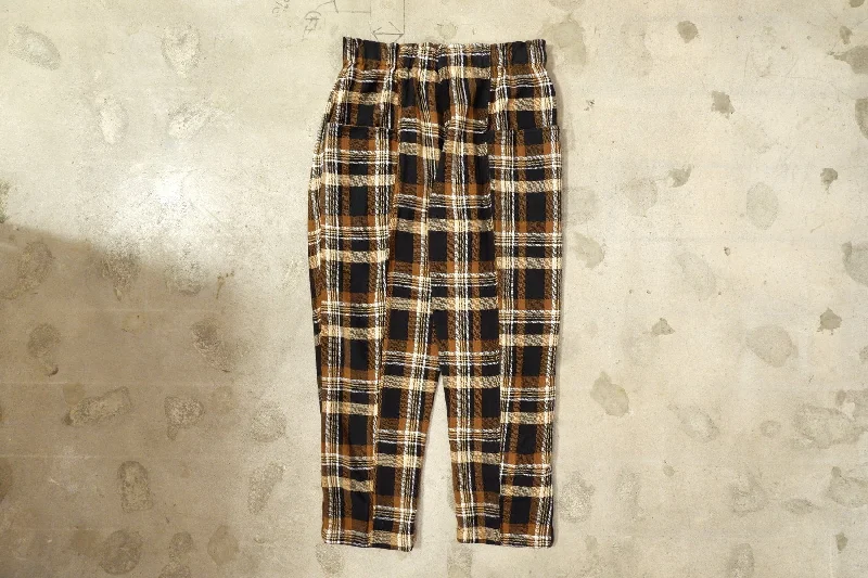 Custom Hiking Adventure Pants-South2 West8 / Army Slack Pant- Plaid Twill