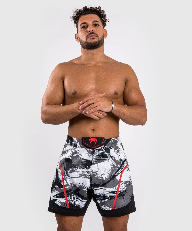 Custom Shorts for Team Sports-Venum Electron 3.0 Fight Shorts - Grey/Red