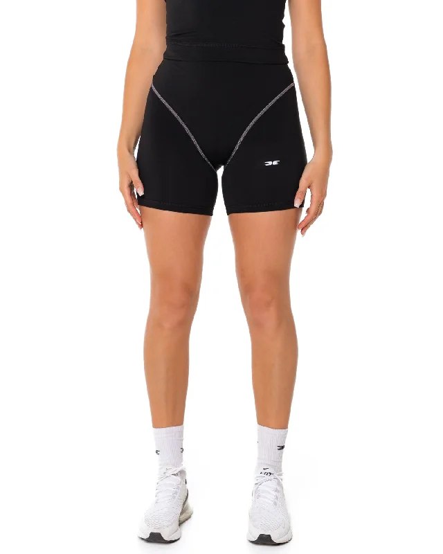 Custom Shorts for Quick-Drying Wear-French Cut Shorts - Black/Charcoal