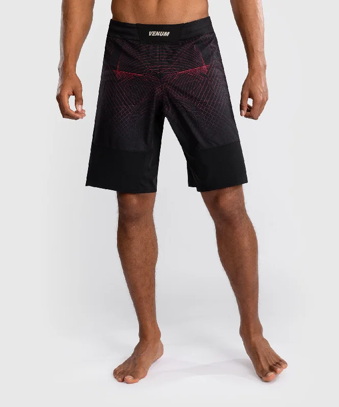 Custom Shorts for Visibility-Venum G-Fit Air Men's Fight Shorts - Deep Black/Fire Red