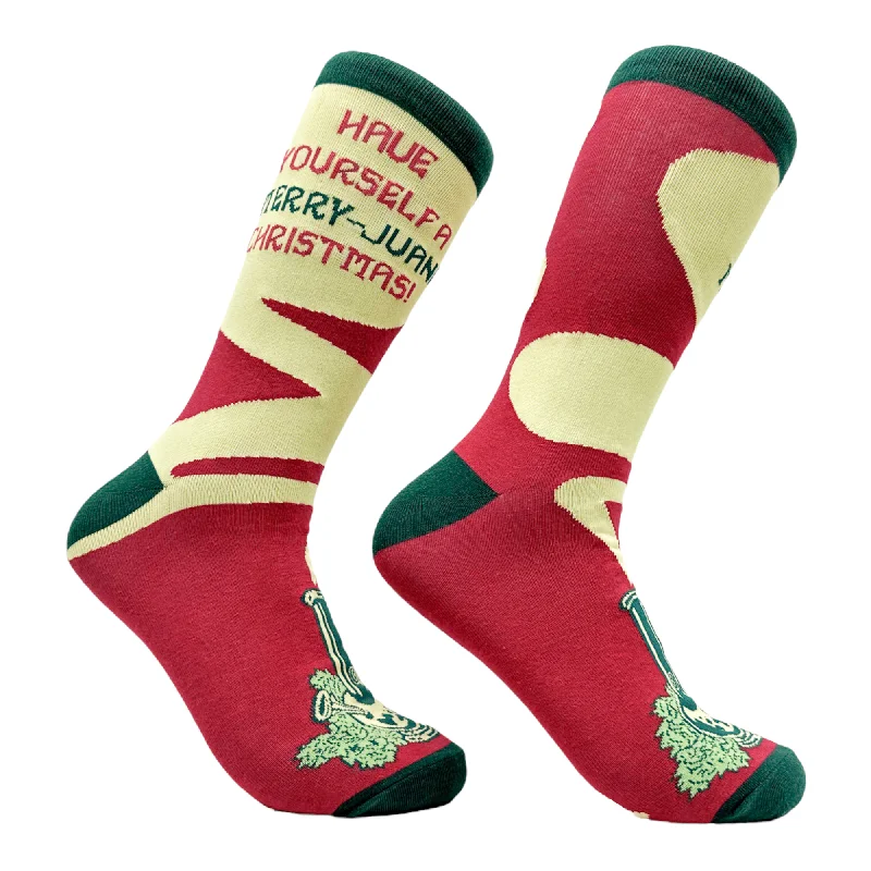 Custom Premium Socks-Women's Have Yourself A Merry Juana Christmas Socks