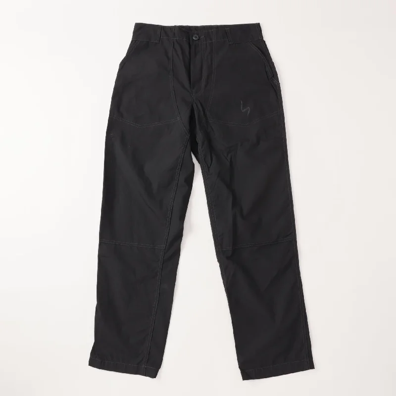 Custom Wool Pants-Double Climb : 60/40 cloth black pa-064 "Dead Stock"