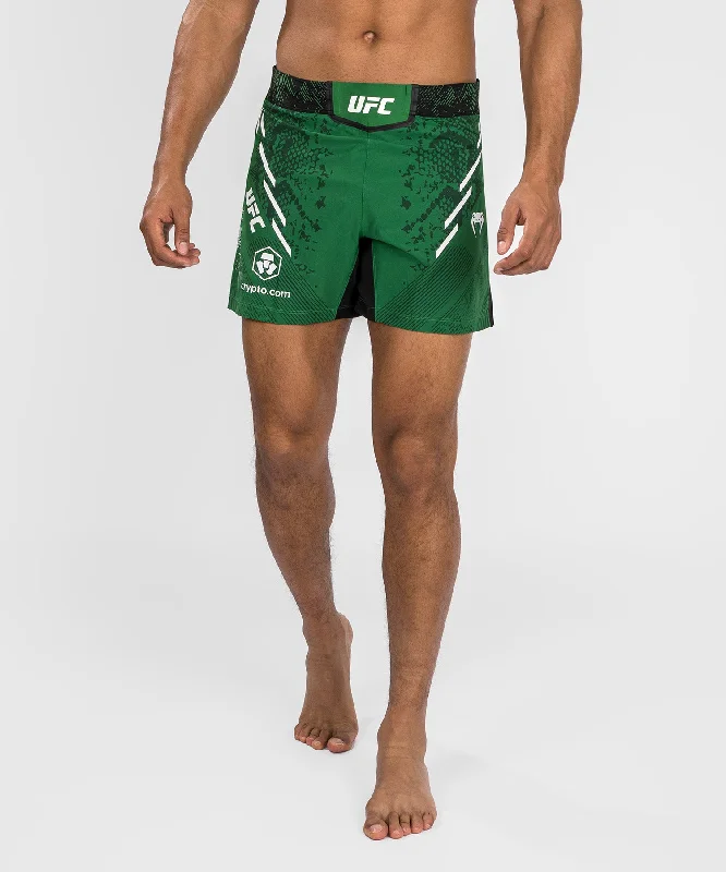 Custom Shorts with Inspirational Phrases-UFC Adrenaline by Venum Authentic Fight Night Men's Fight Short - Short Fit - Green