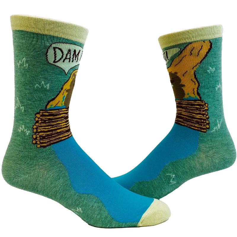 Custom Cushioned Socks-Women's Dam It Socks