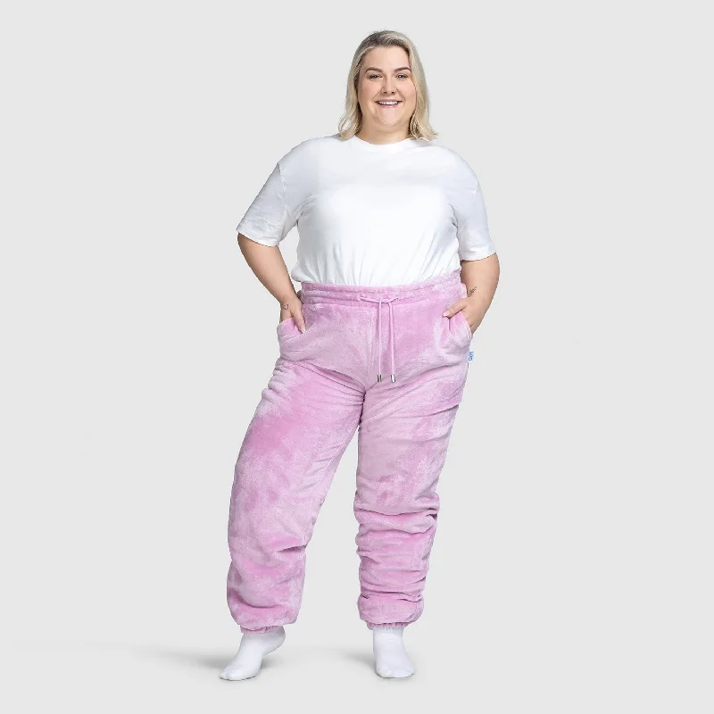 Custom Maternity Work Pants-Musk Pink