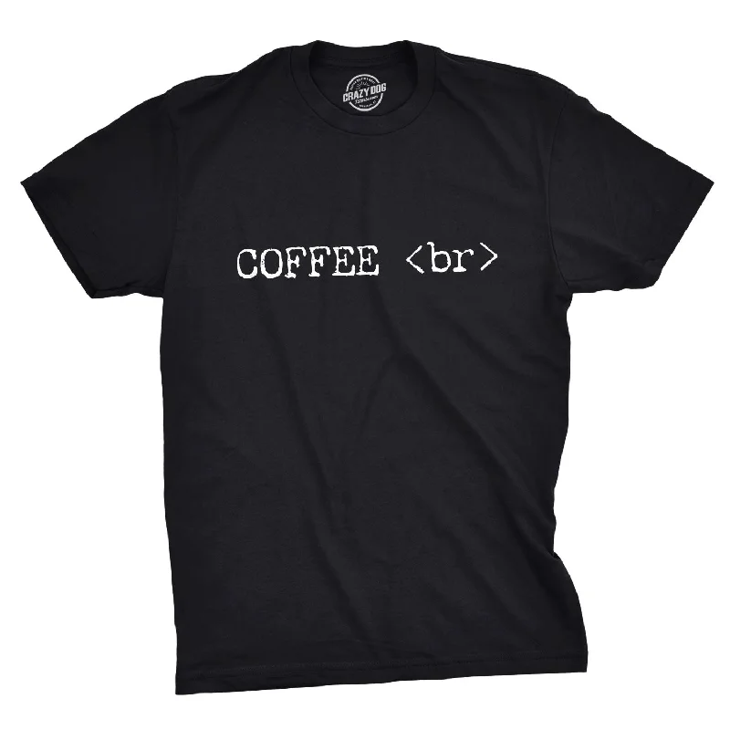 Custom T-Shirts for Women-Coffee Break Men's T Shirt