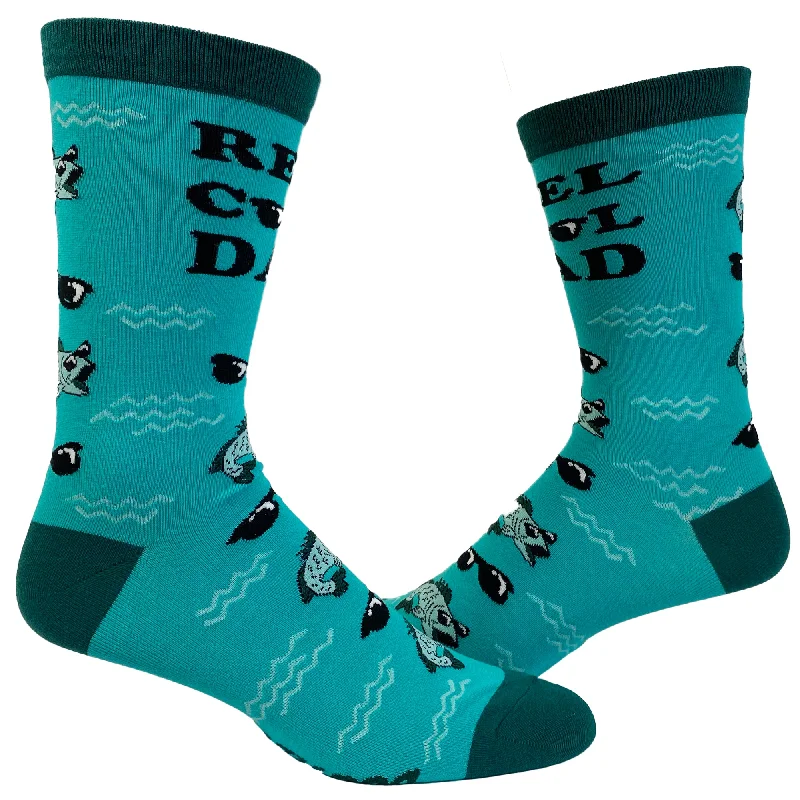 Custom Embroidered Socks-Reel Cool Dad Socks