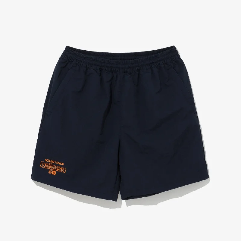 Custom Full-Length Pants-NEW ERA × SOUND SHOP balansa - AP BALANSA SHORT PANTS NAVY【13822800】