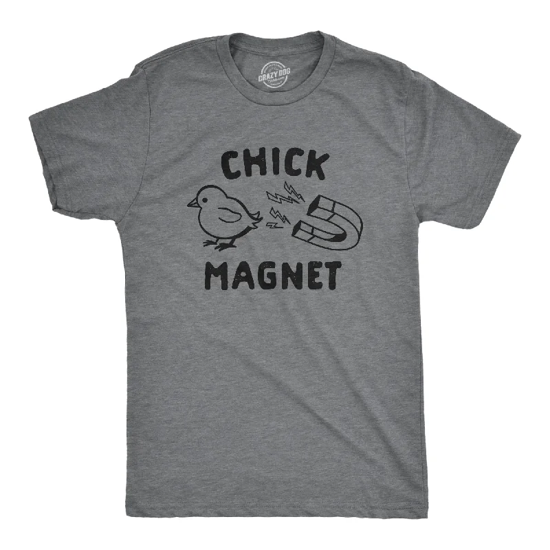 Custom T-Shirts for Cooling Comfort-Chick Magnet Men's T Shirt