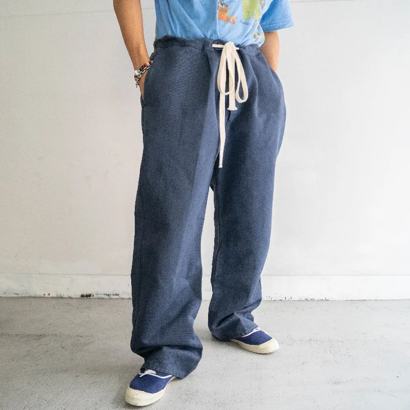 Custom Tactical Pants-1980s germany navy color HBT work pants -mint condition- 'waist code remake'