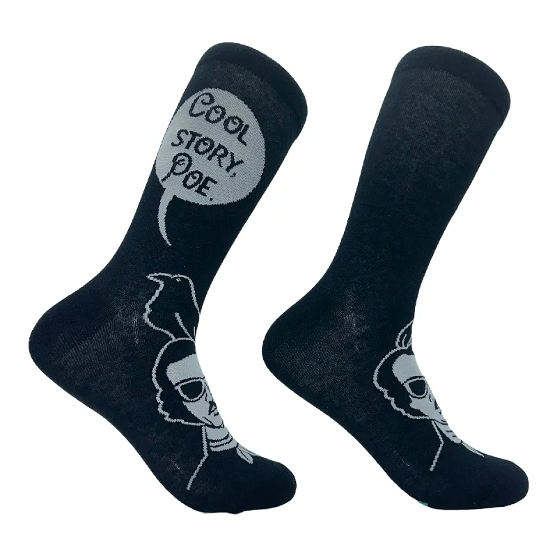 Custom Trendy Socks-Women's Cool Story Poe Socks