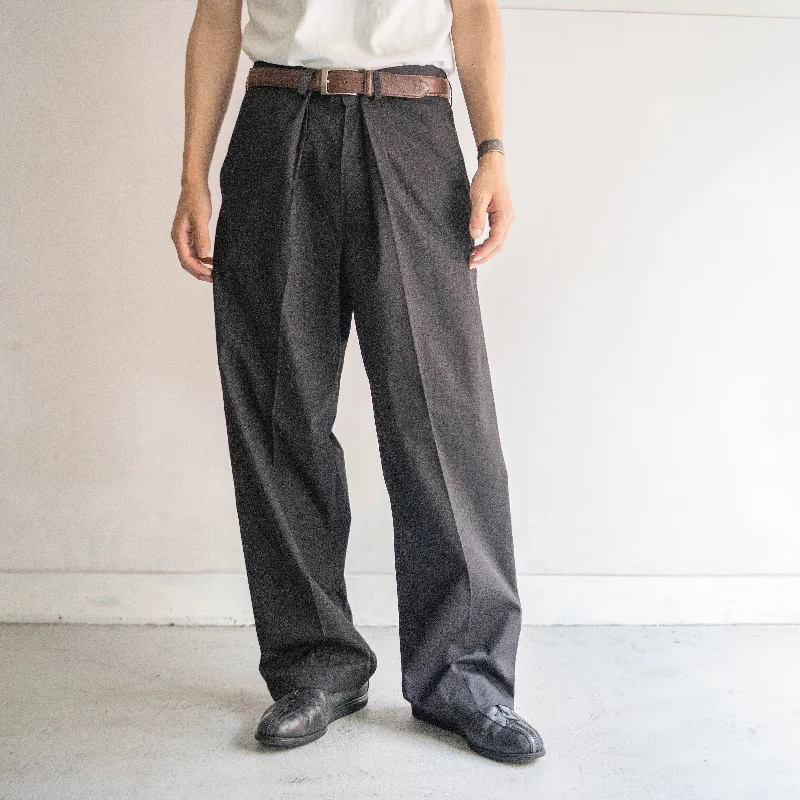 Custom Fitness Gear Pants-around 1990s Italian military 2tack tuxedo pants