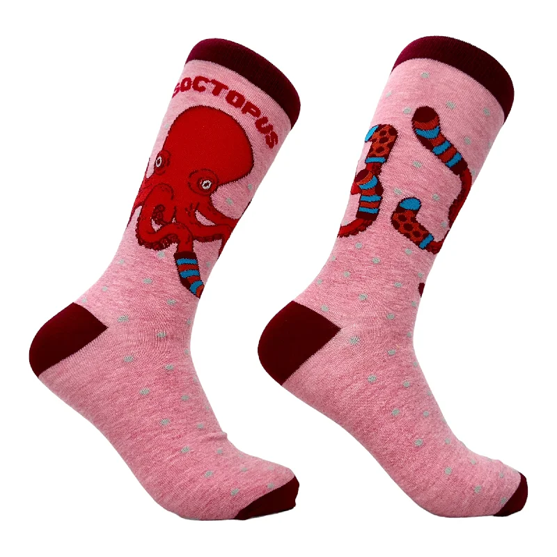 Custom Custom Fit Socks-Men's Soctopus Socks