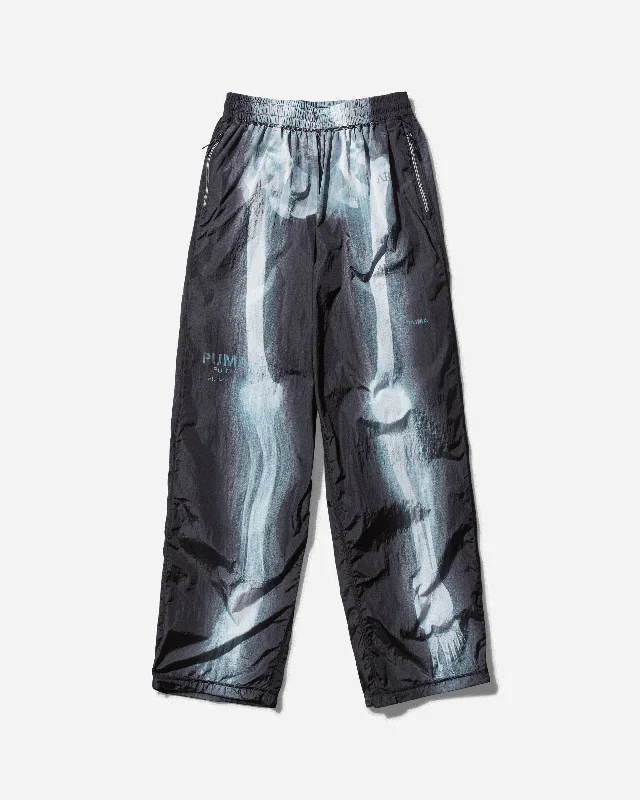 Custom Outdoor Pants-Men's Aries X-Ray Windcheater Track Pants Black