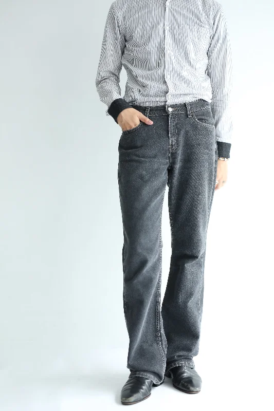 Custom Sweatpants for Lounge-DENIM FLARE PANTS