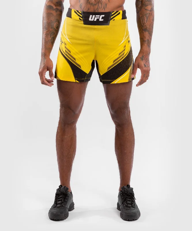 Custom Shorts for Emergency Responders-UFC Venum Authentic Fight Night Men's Shorts - Short Fit - Yellow