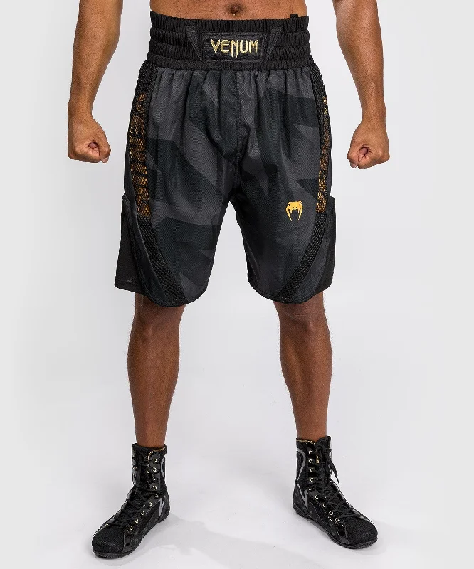 Custom Shorts for Medical Staff-Venum Razor Boxing Shorts - Black/Gold