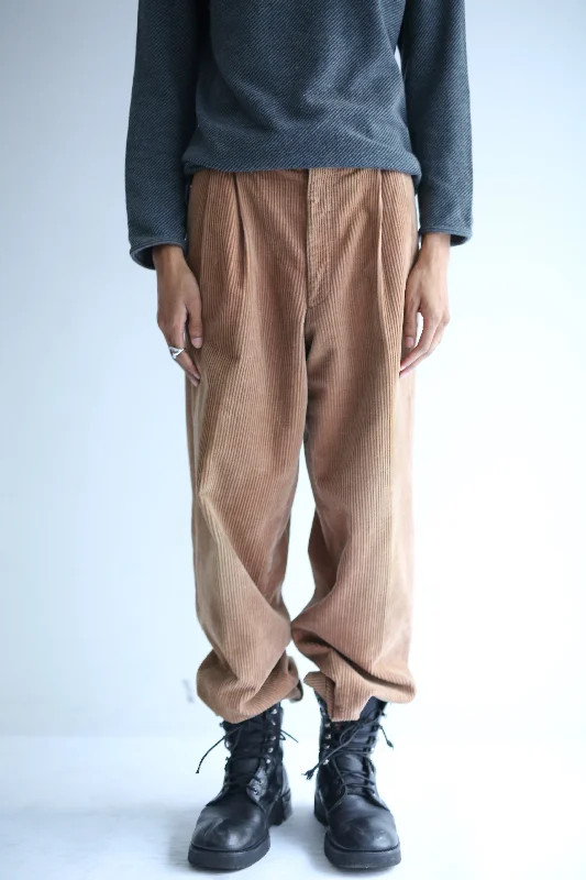 Custom Outdoor Pants-AD1991 "COMME DES GARCONS HOMME" CORDUROY WIDE TROUSERS