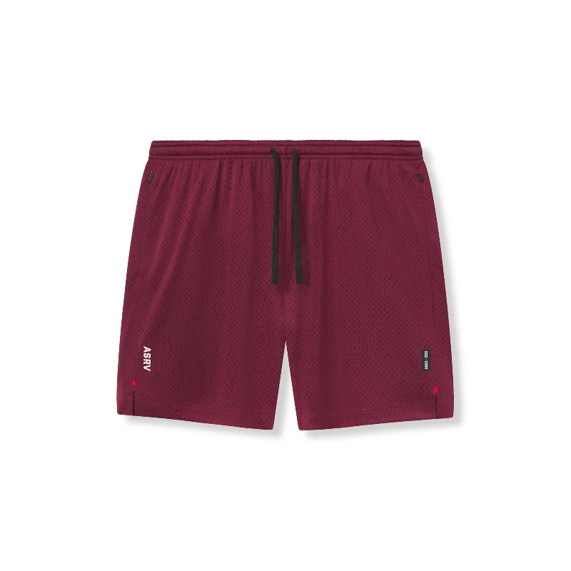 Custom Shorts with Stretchable Materials-0988. Reversible 2-in-1 Short - Crimson