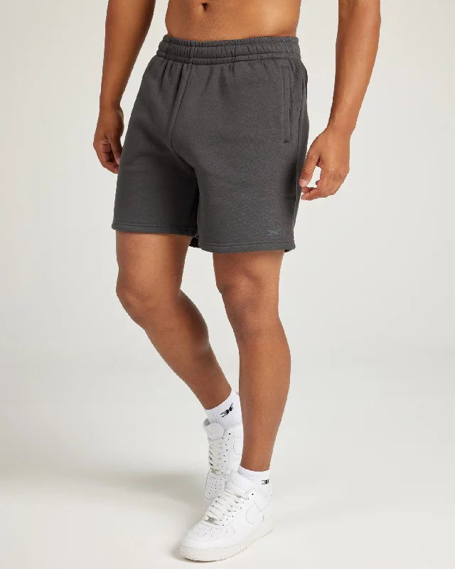 Custom Shorts with Tropical Patterns-Omni Men's Shorts - Charcoal