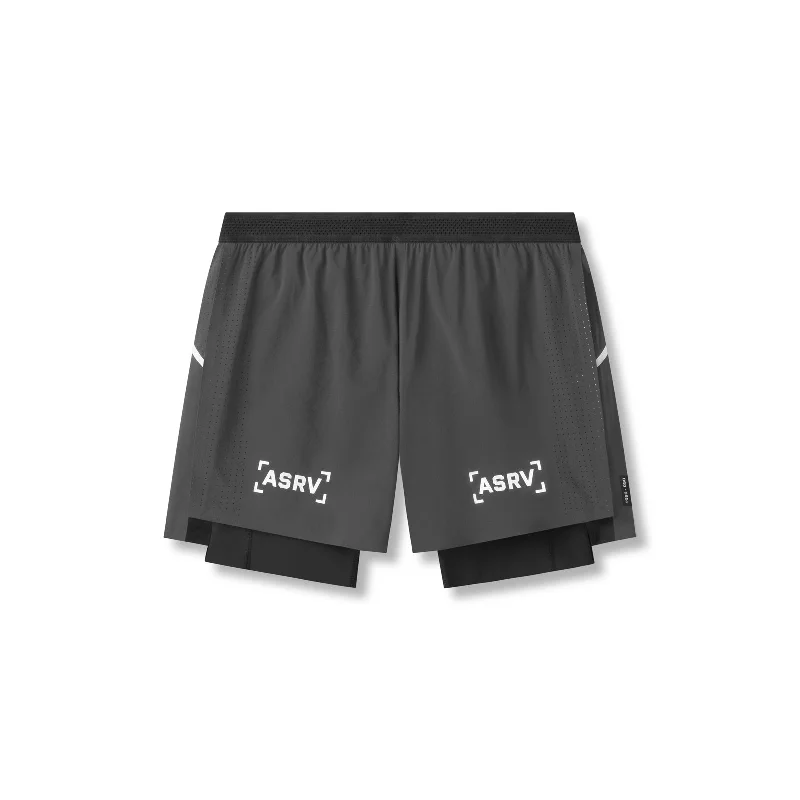 Custom Chino Shorts-0951. Aerotex™ 4" High Split Liner Short -  Space Grey