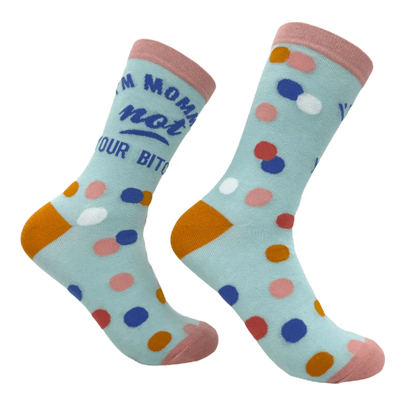 Custom Trail Running Socks-Women's Im Mommy Not Your Bitch Socks