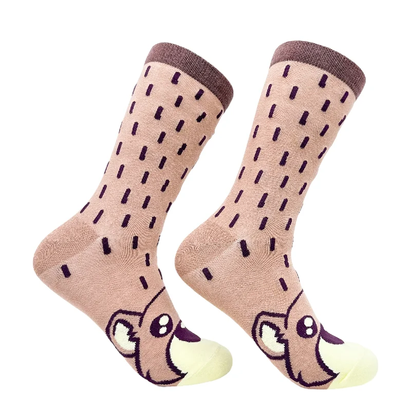 Custom Winter Wool Socks-Women's Bear Socks Socks