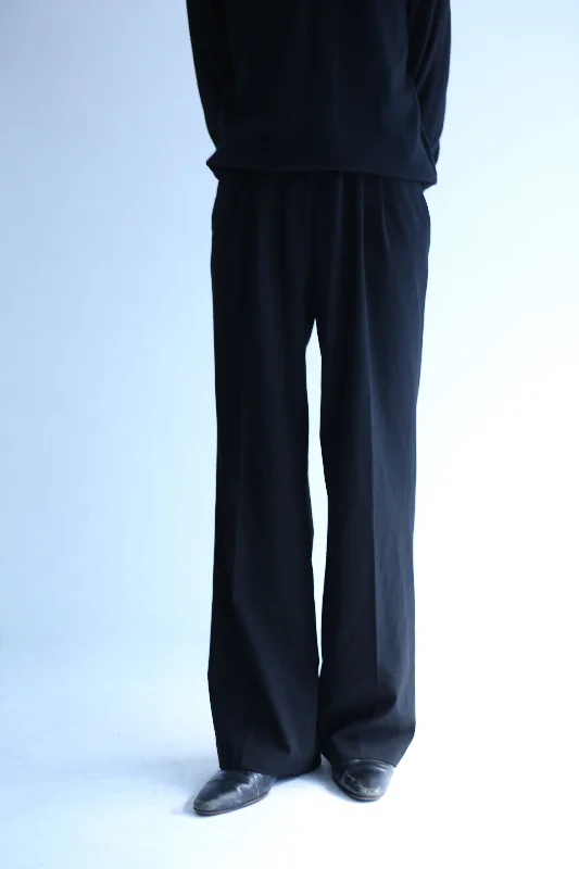 Custom Wide-Legged Pants-90's CALVIN KLEIN WIDE FLARE TROUSERS