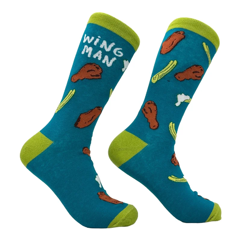 Custom Socks for Men-Men's Wing Man Socks