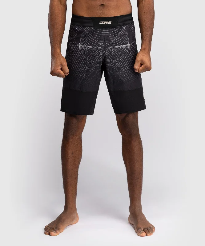 Custom Shorts for Outdoor Festivals-Venum G-Fit Air Men's Fight Shorts - Deep Black/Desert Sand