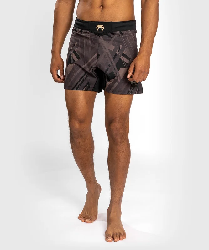 Custom Shorts with Adjustable Waistbands-Venum Tecmo 2.0 Fightshort - Black/Brown