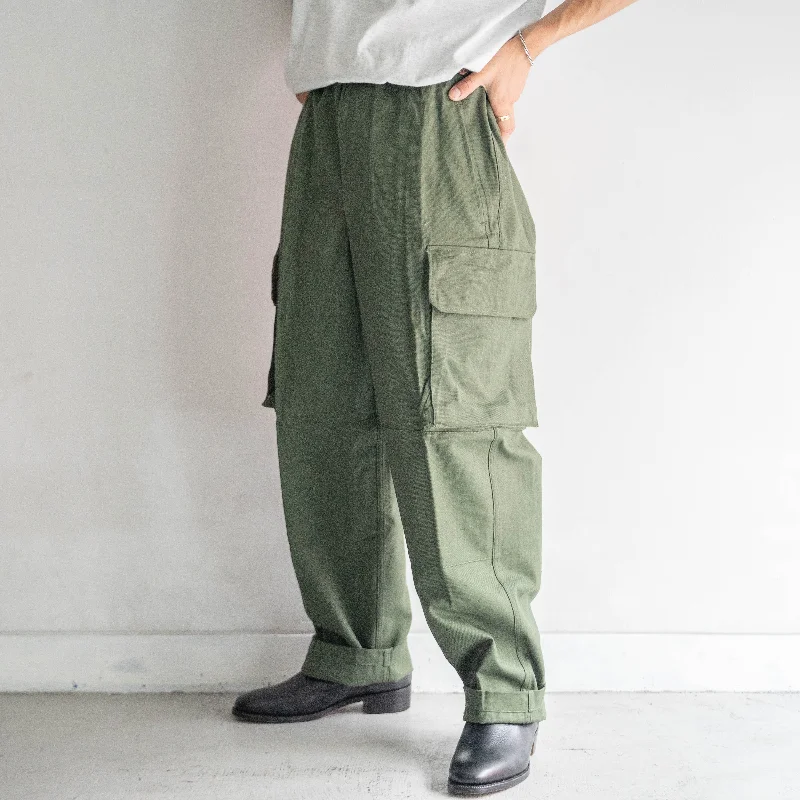 Custom Athletic Fit Pants-1950s French military M47 cargo pants -Air force type- 'dead stock' '92L'