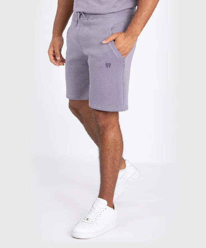 Custom Shorts with Extra Storage Pockets-Venum Silent Power Cotton Short - Lavender Grey