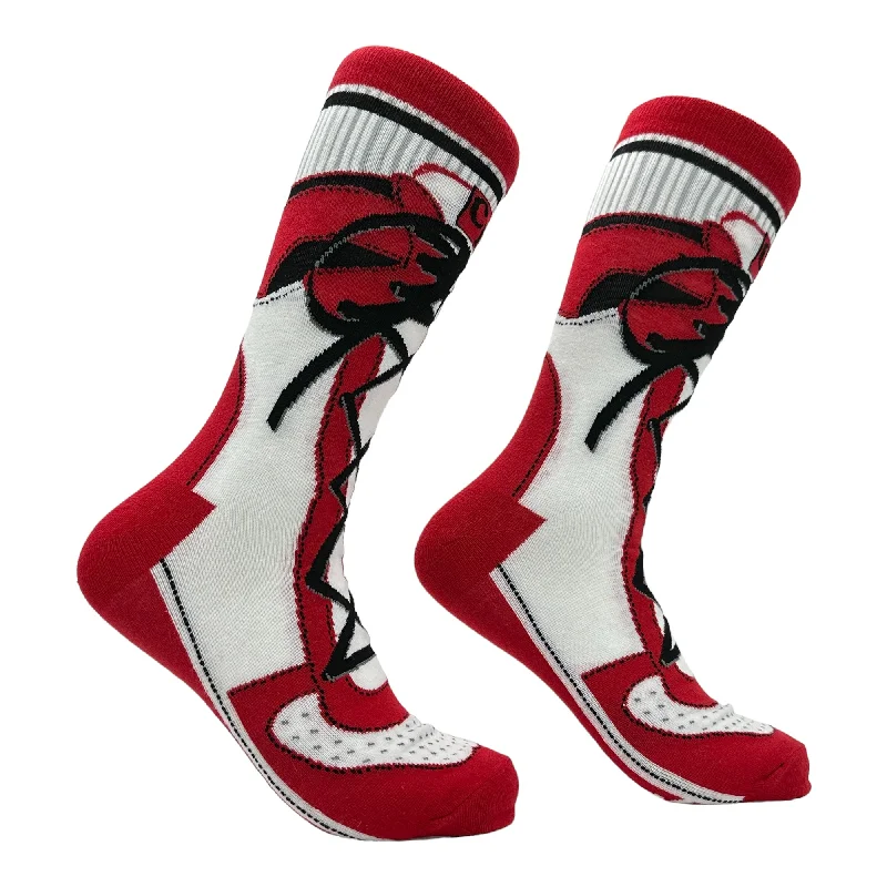 Custom Organic Cotton Socks-Men's CD High Tops Socks