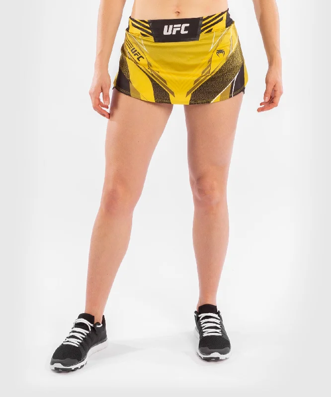 Custom Shorts for Gymnastics-UFC Venum Authentic Fight Night Women's Skort - Yellow