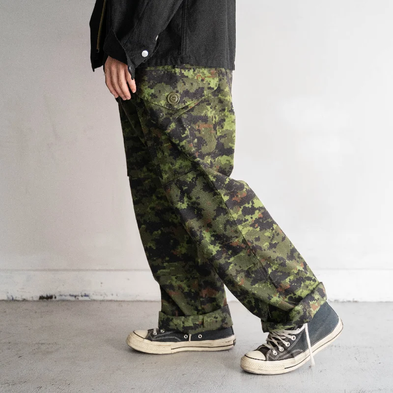 Custom Fleece Pants-around 2000s Canadian military digital camo cargo pants 'civilian type'