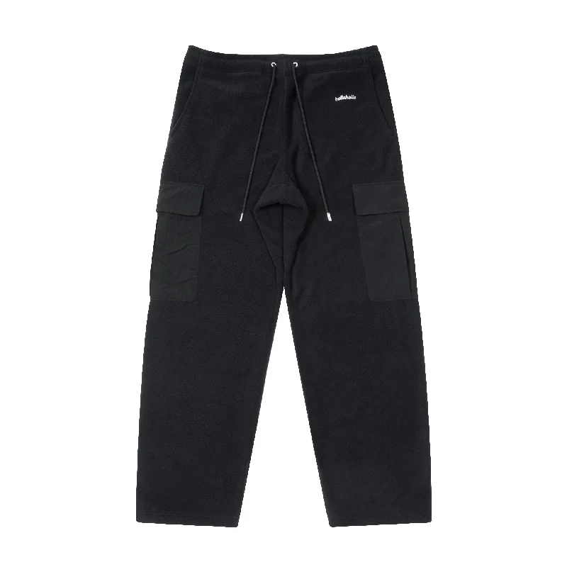 Custom Personalized Pants-Fleece Cargo Pants (black)