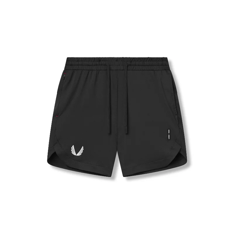 Custom Athletic Shorts-0994. AeroSilver® 7" Linerless Short - Black