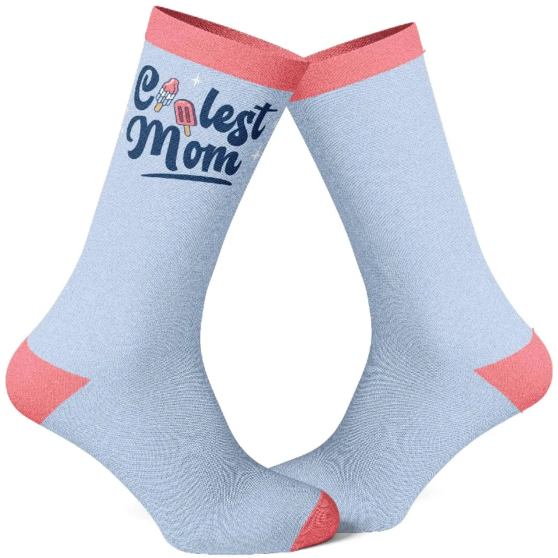 Custom Moisture-Wicking Socks-Women's Coolest Mom Popsicles Socks