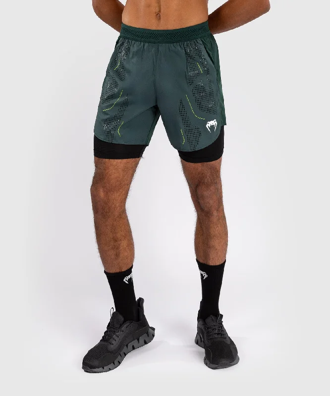 Custom Tailored Shorts-Venum Technical 3.0 Training Shorts - Forest Green