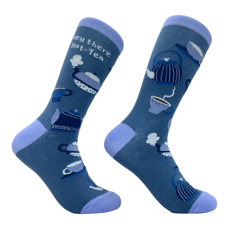 Custom Bamboo Socks-Women's Hey There Hot Tea Socks