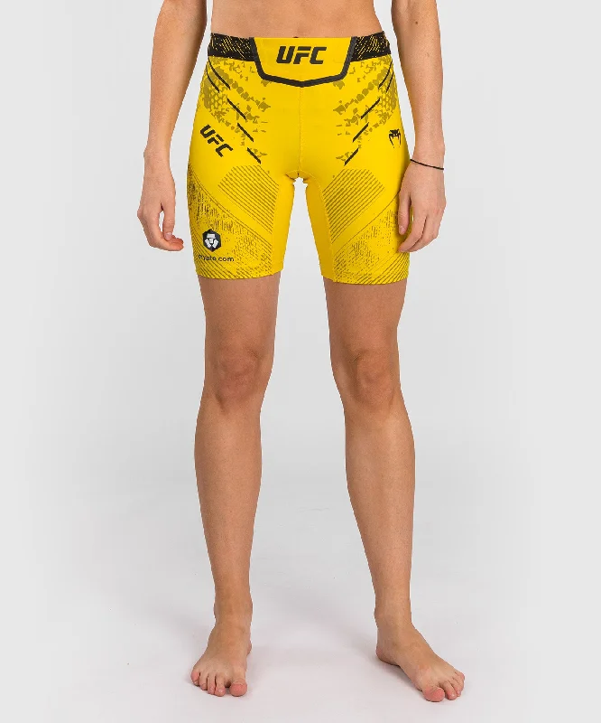 Custom Shorts for Farmers-UFC Adrenaline by Venum Authentic Fight Night Women’s Vale Tudo Short - Long Fit - Yellow