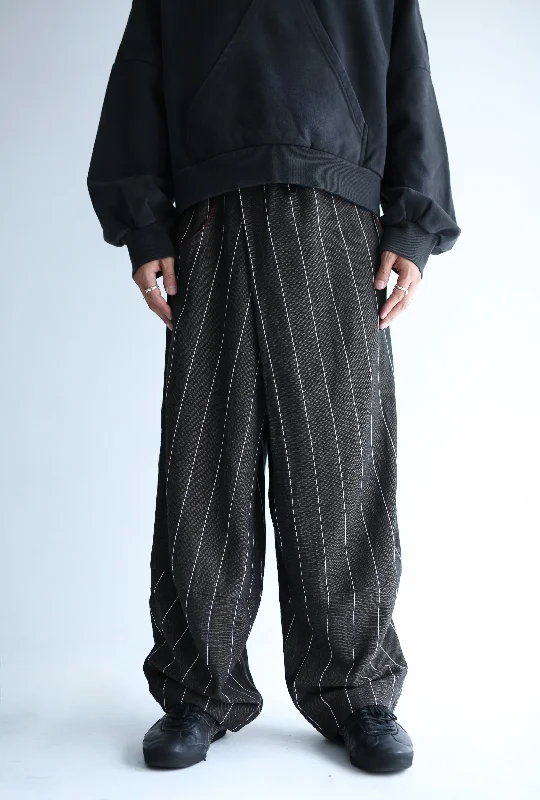 Custom Quick-Dry Sports Pants-NAMESAKE MAINE STRIPED TROUSERS WEAVED STRIPE