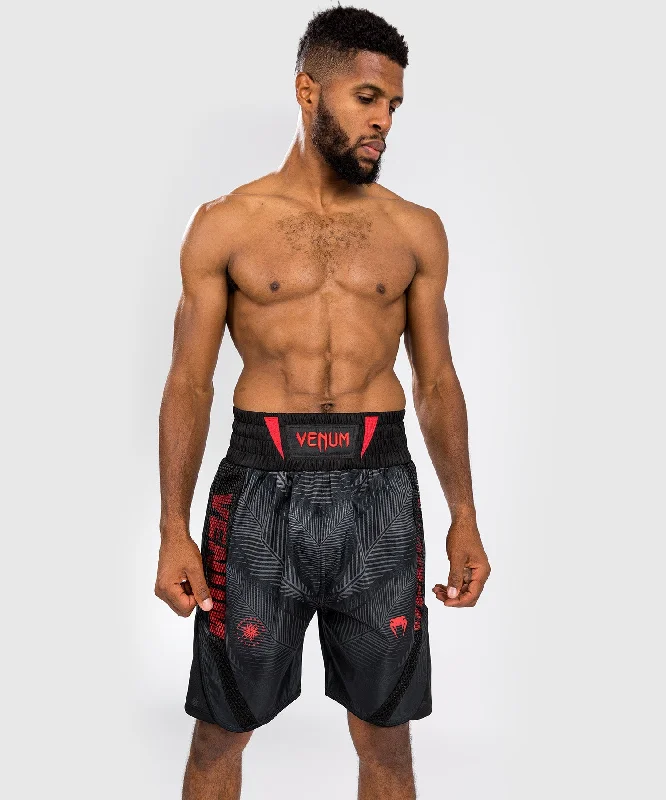 Custom Shorts for Skateboarding-Venum Phantom Boxing Shorts - Black/Red