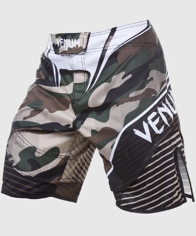 Custom Shorts for Surfing-Venum Camo Hero Fightshorts - Green/Brown