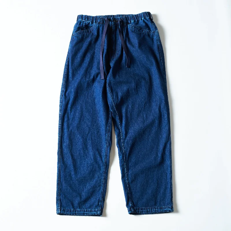 Custom Windbreaker Pants-#3319-8DI E-Z Chinois De Luxe Pants : 8oz. Denim w/deep wash indigo